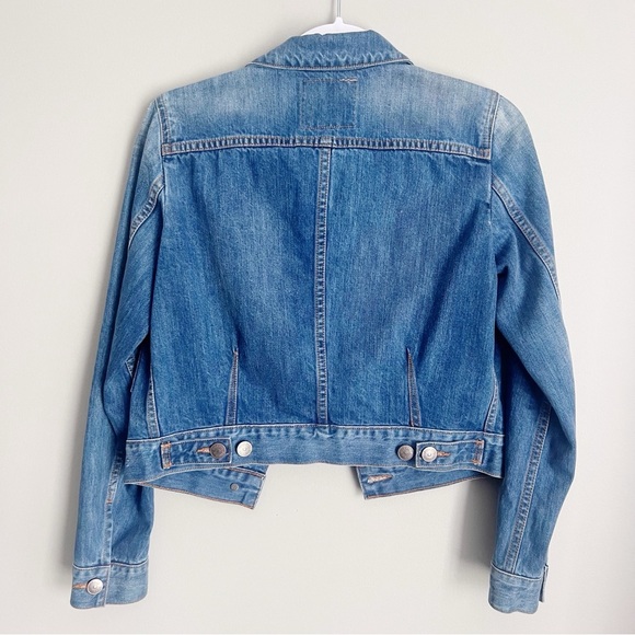 Fossil Vintage Selvedge Denim Blue Jean Jacket USA three diamond quality - Picture 2 of 7